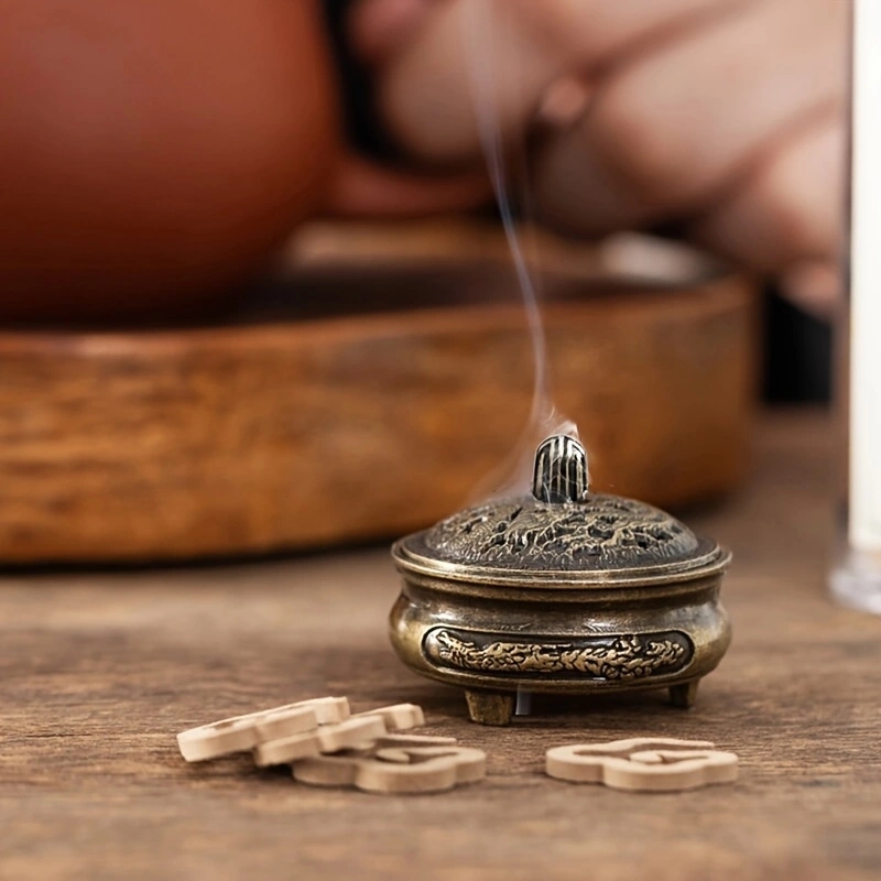 Antique Brass Pocket Incense B - đánh giá và giá Home Fragrance Miniso