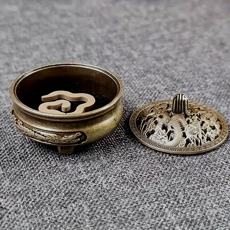 Antique Brass Pocket Incense B - đánh giá và giá Home Fragrance Miniso