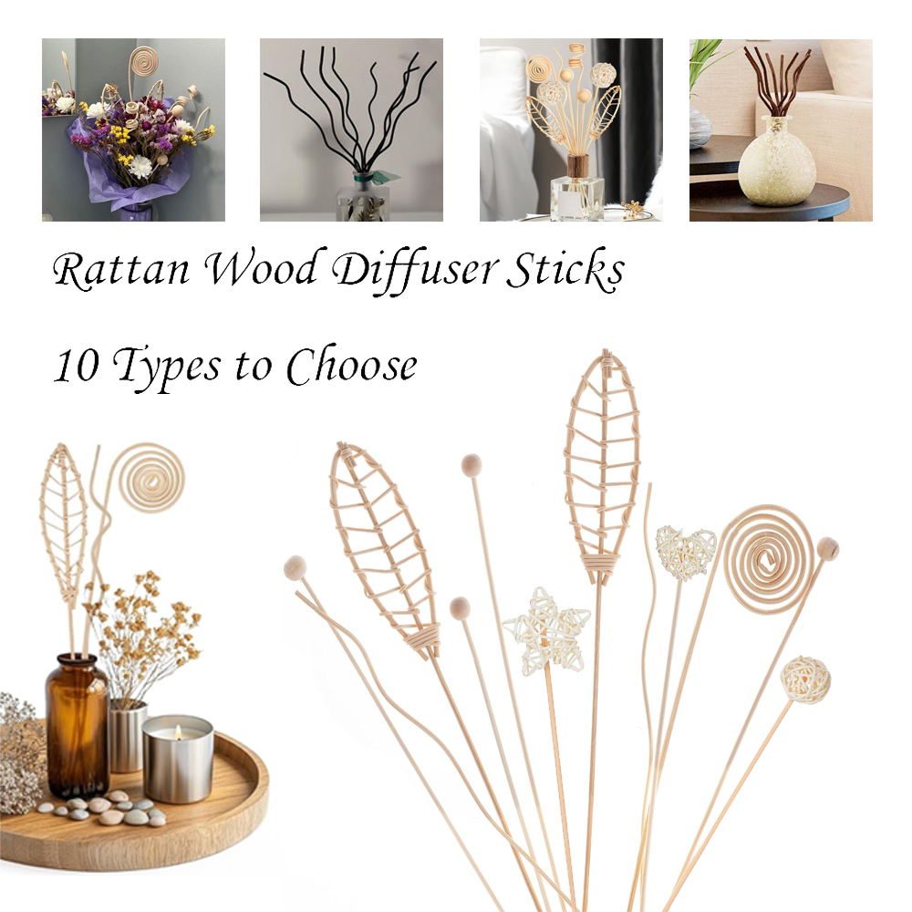 5/15Pcs Long Wavy Rattan Reed  - đánh giá và giá Home Fragrance Refill