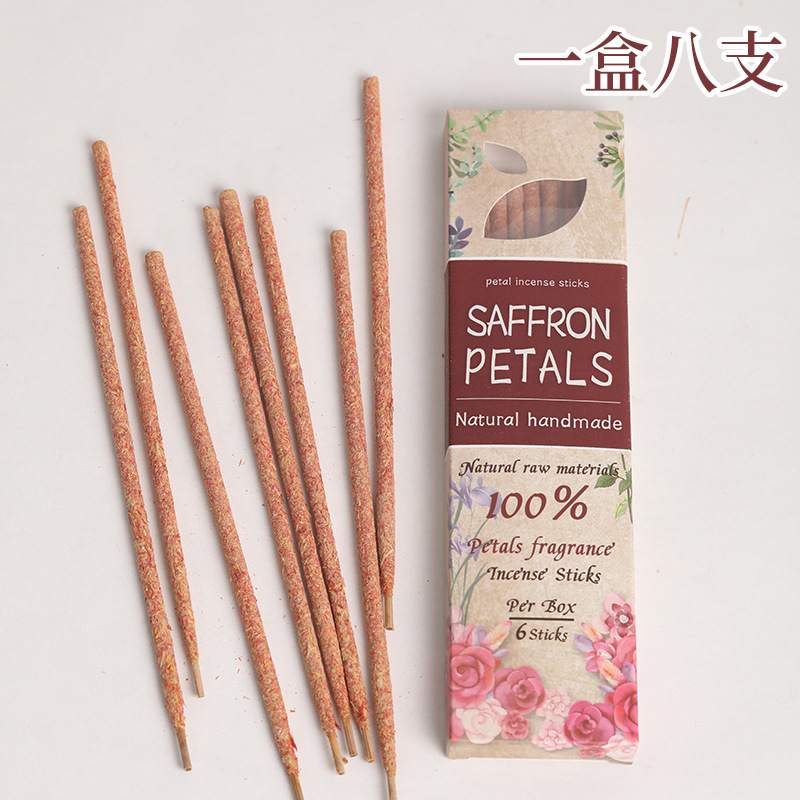 1Box 8pcs Natural Incense Stic - đánh giá và giá Home Fragrance Rose