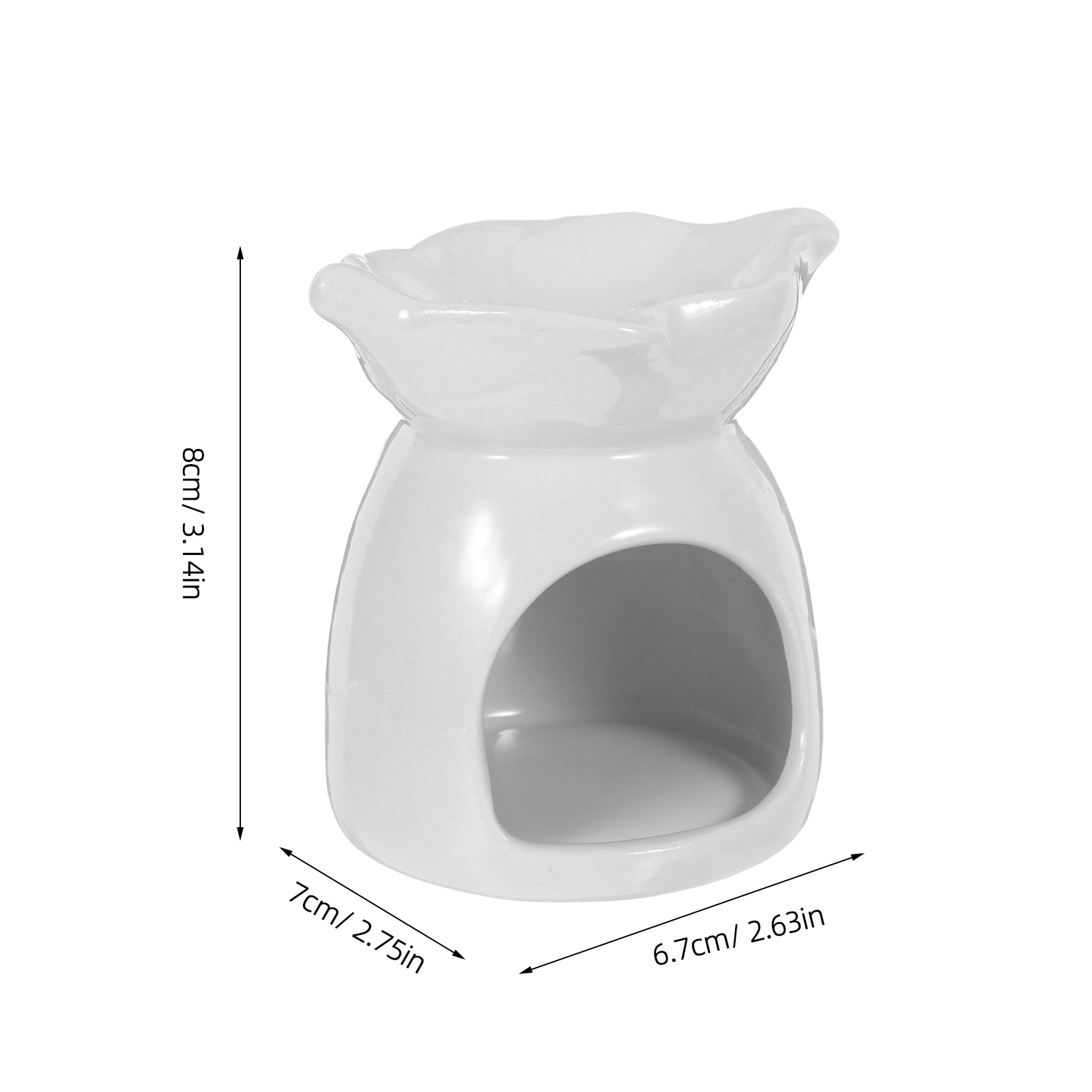 Ceramic Holder Elegant Leaf-Sh - đánh giá và giá Home Fragrance Oils For Diffusers