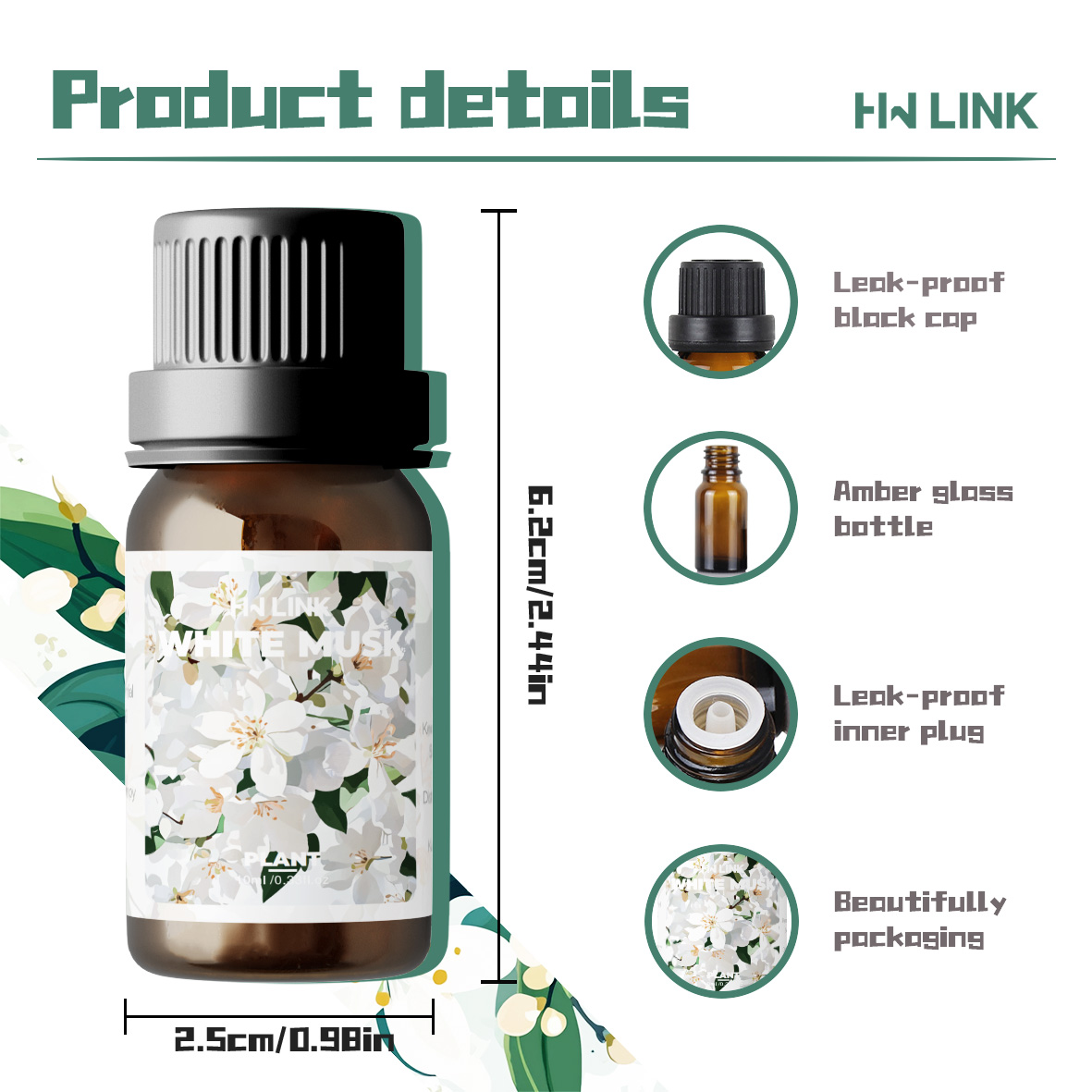 White Musk Essential Oils 10ml - đánh giá và giá Essential Oil Blend