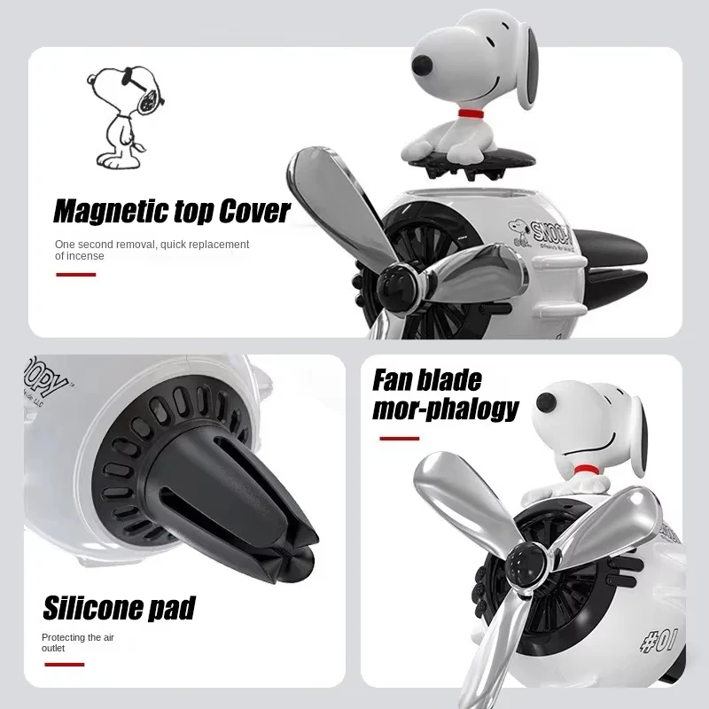Kawaii Pilot Snoopy Car Aromat - đánh giá và giá Home Fragrance Miniso