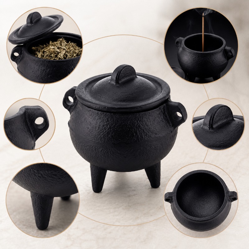 Retro Cast Iron Incense Burner - đánh giá và giá Home Fragrance Miniso